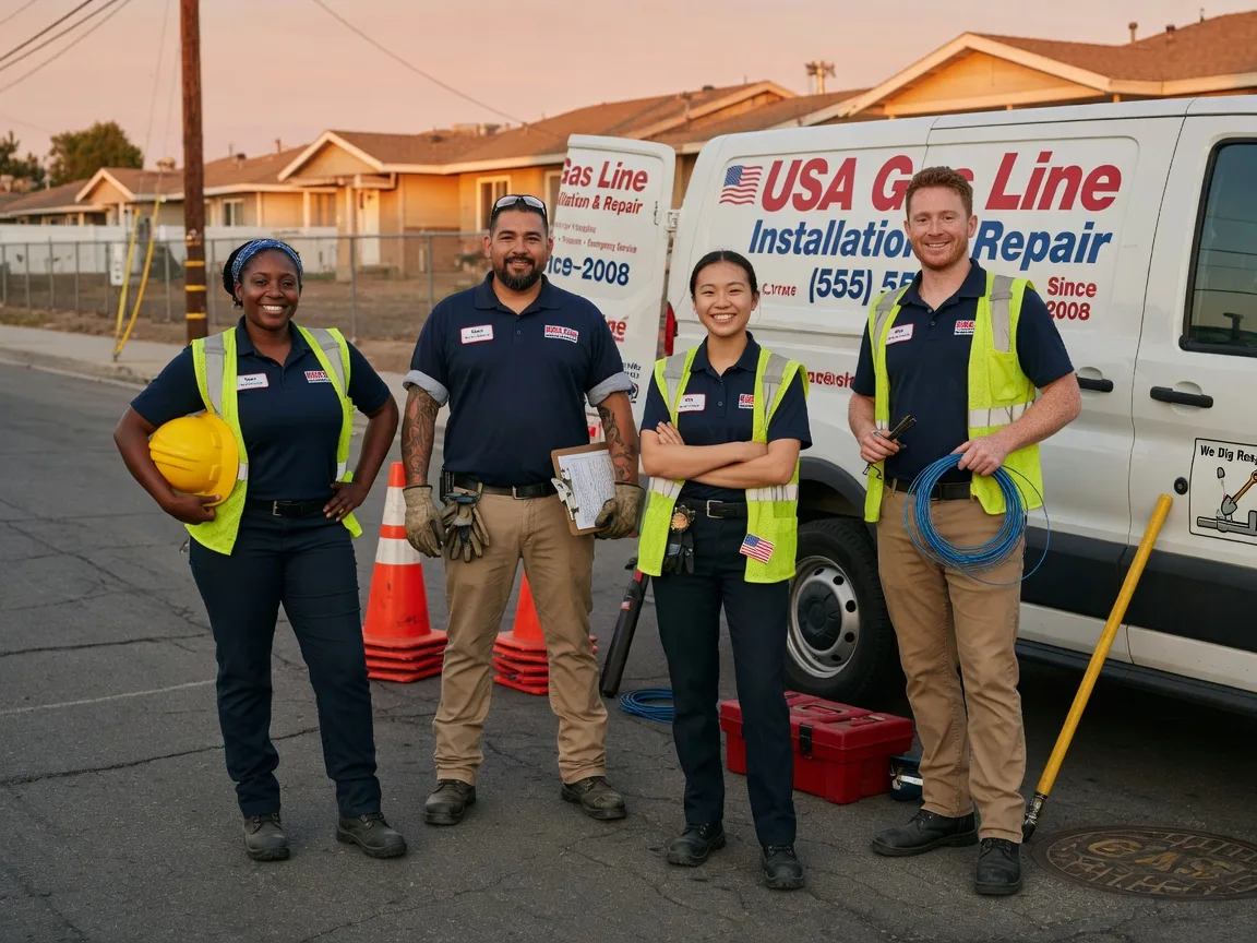 Gas Line Installation company in Bonita, LA